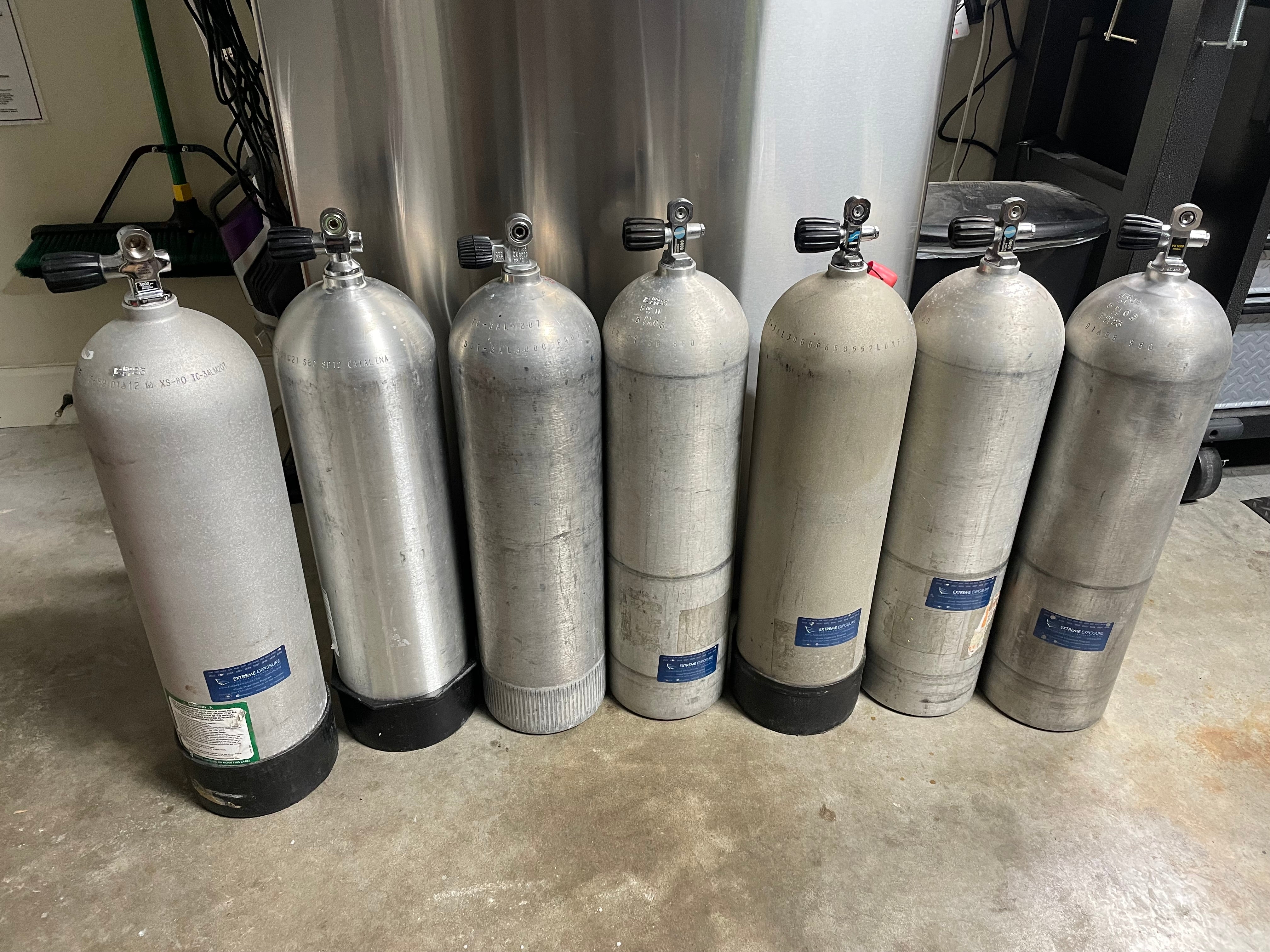 Aluminum 80 Cylinders Dive Gainesville Aluminum 80 Cylinders Dive Gainesville