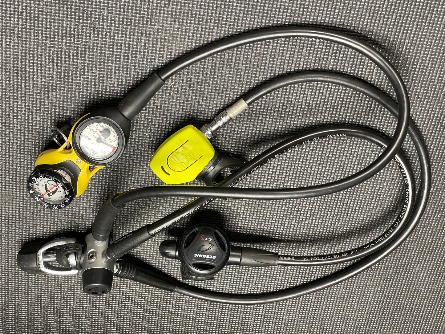 Oceanic GT3 Scuba Regulator setup